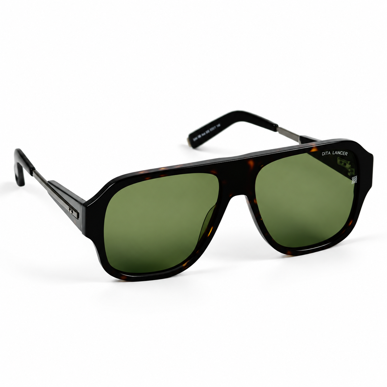 Dita – 705 - 57 – Tortoise Green - Metal - Acetate - Sunglasses – Unisex - Premium