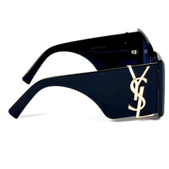 YSL – 6001 - 53 – Black – Acetate - Sunglasses – Ladies