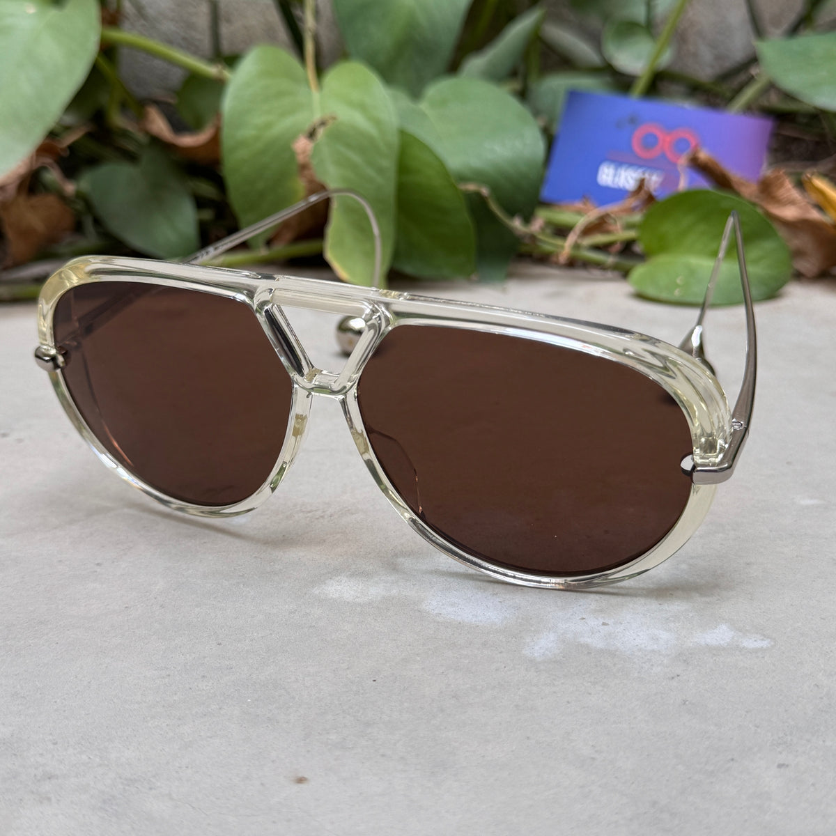 Bottega Veneta – 1273 - 63 – Transparent Brown – Metal - Sunglasses – Unisex - Premium