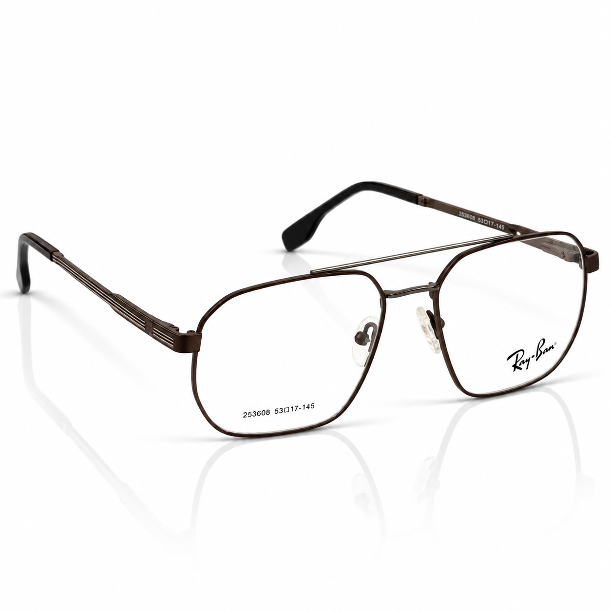 Rayban – 253608 – 53 - Brown – Metal – Optics - Unisex