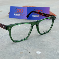 Police – 2501 – 54 – Green Tortoise - Acetate - Optics – Unisex - Premium