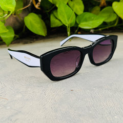 Prada – B05S - 52 – White Black – Acetate - Sunglasses – Unisex - Premium