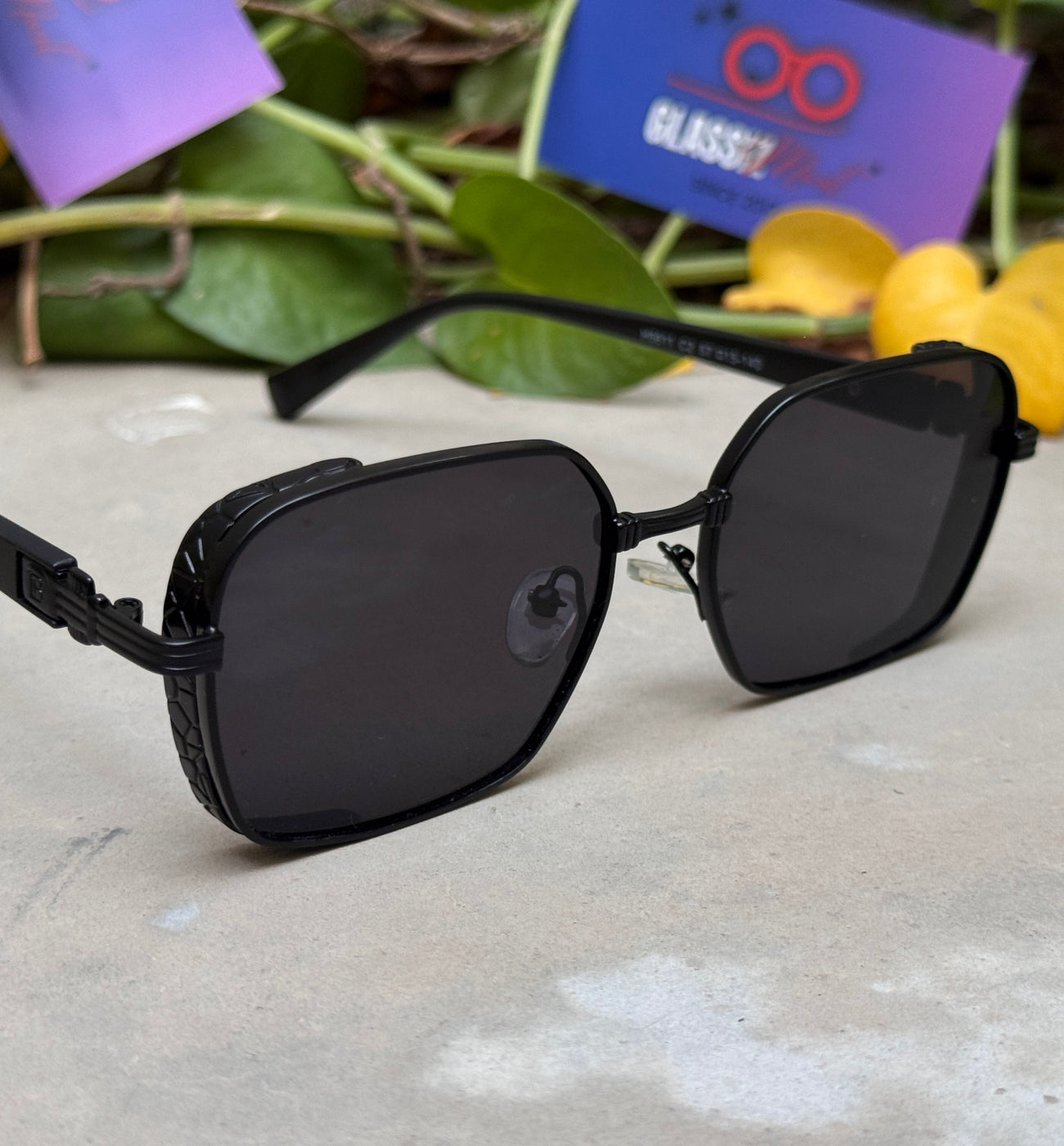 Balmain – 5611 – 57 – Black – Metal – Sunglasses – Unisex
