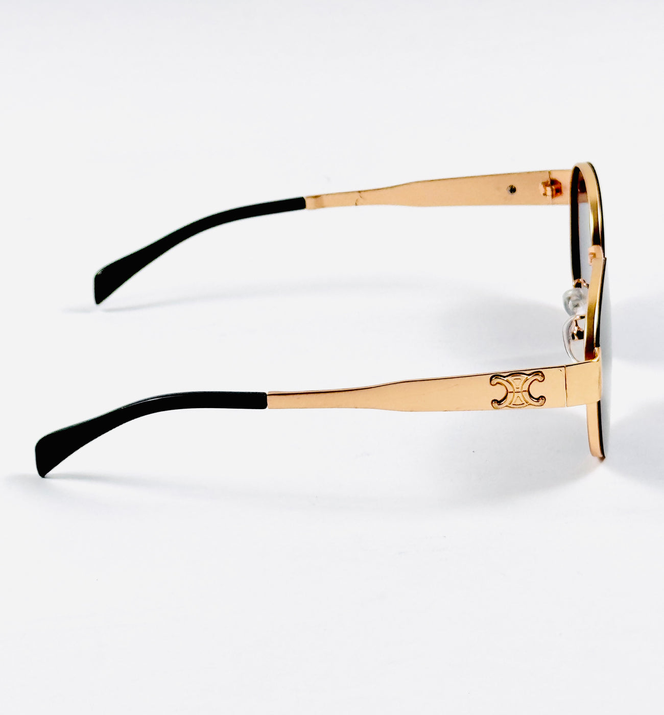 Celine – 2124 - 58 – Golden Black – Metal – Sunglasses - Unisex