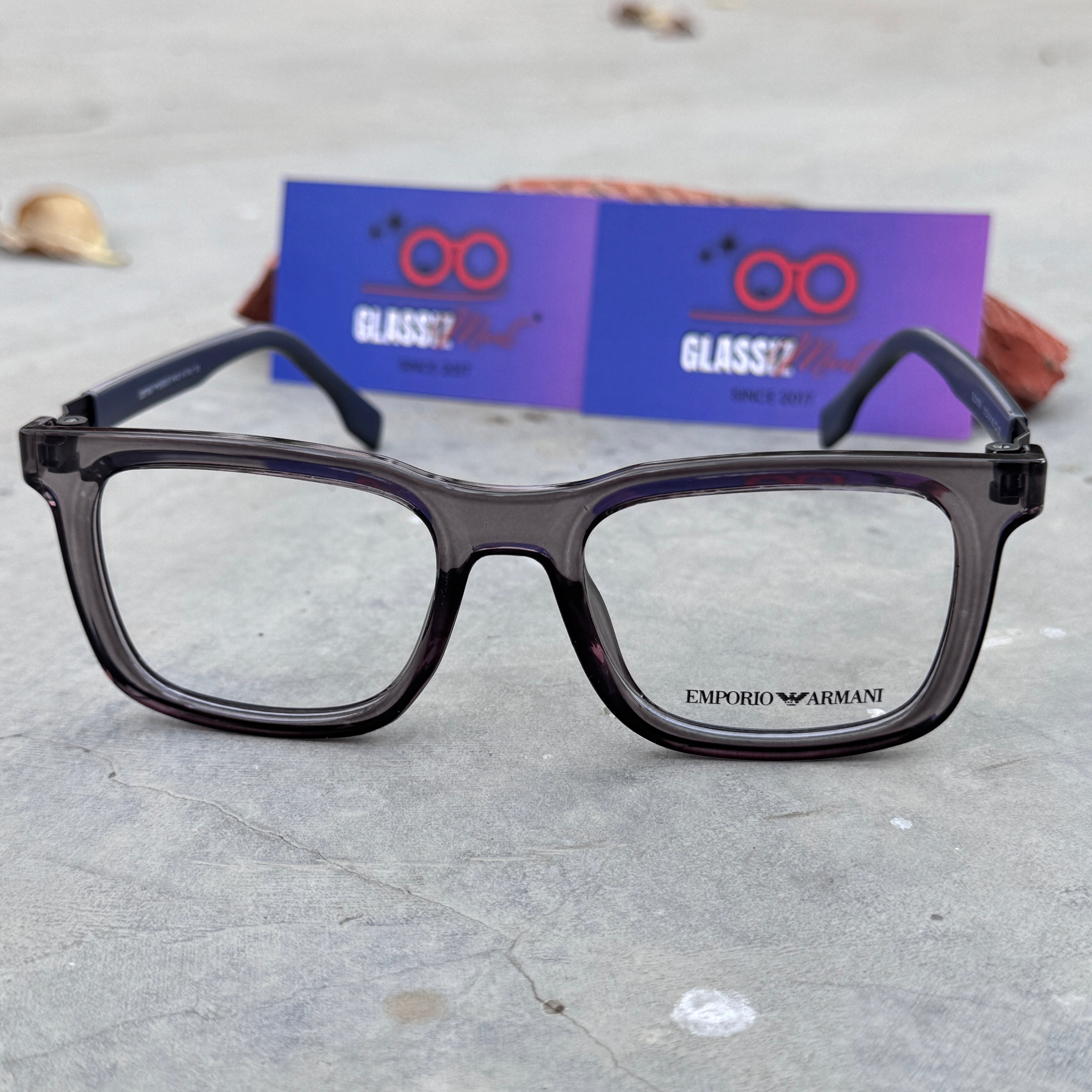 Emporio Armani – 1579 – 51 – Grey –  Acetate - Optics – Unisex - Premium