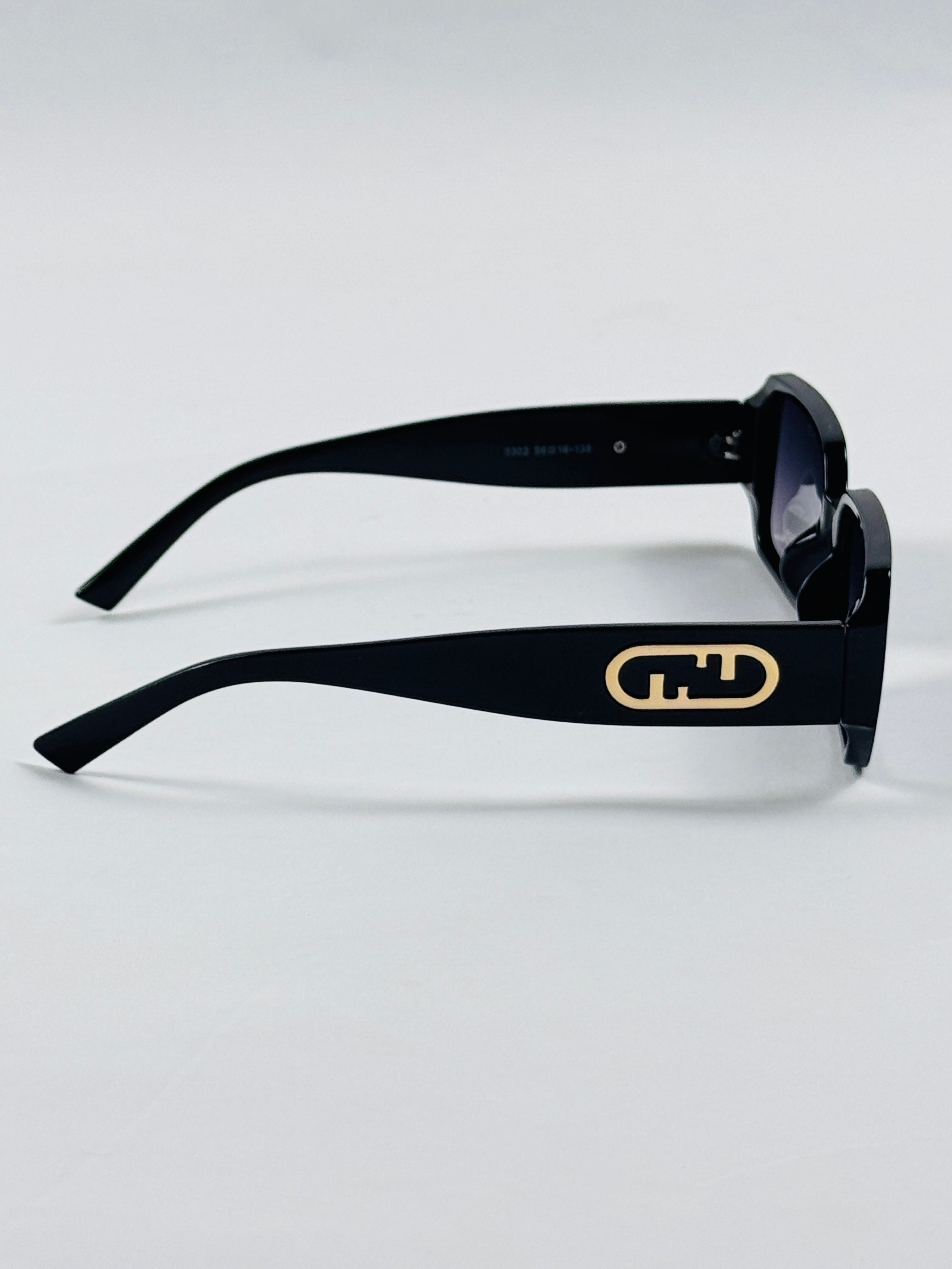 Fendi - 2302 – 56 – Black Gradient – Acetate – Sunglasses – Ladies