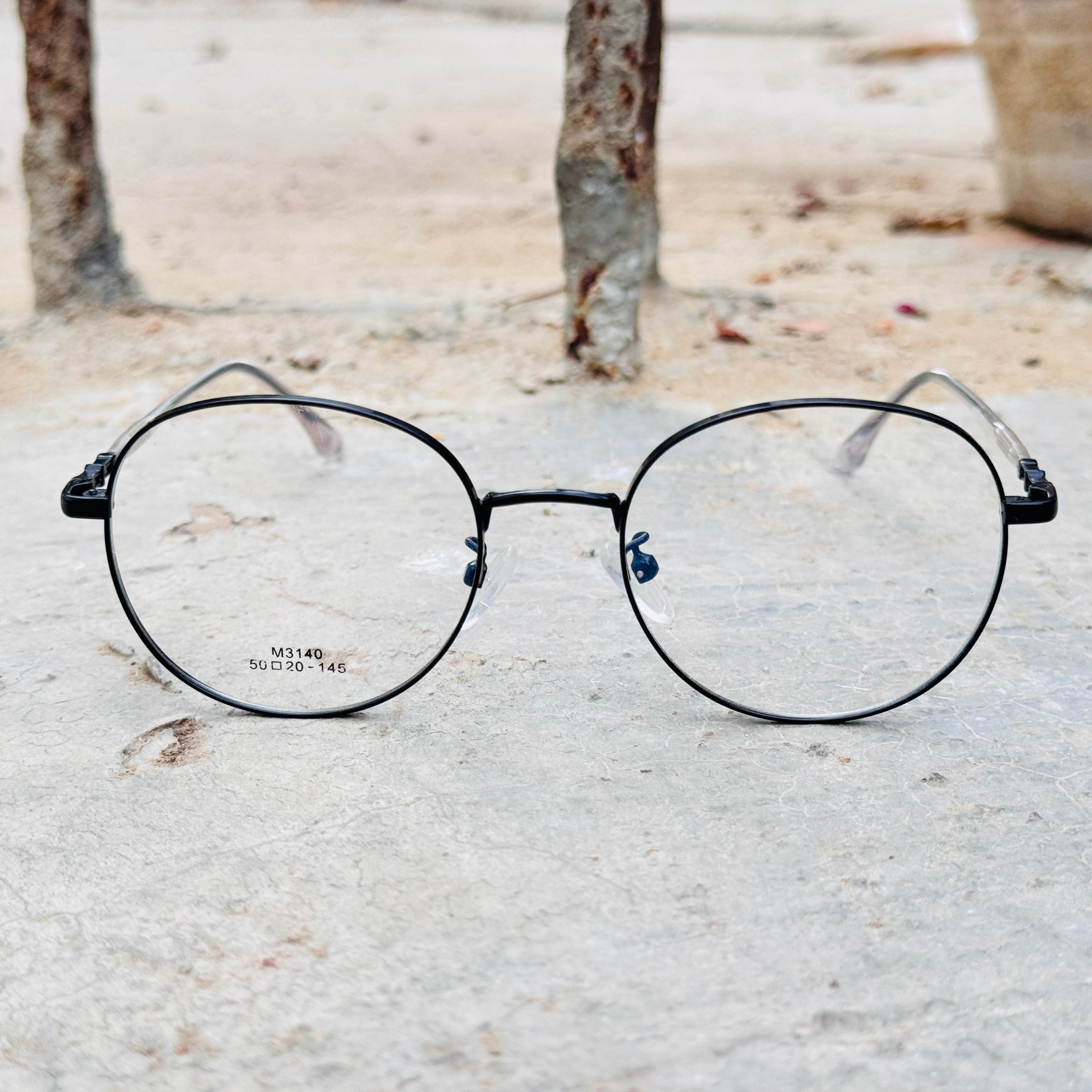 Dior – 3140 – 50 - Black – Metal – Optics – Unisex