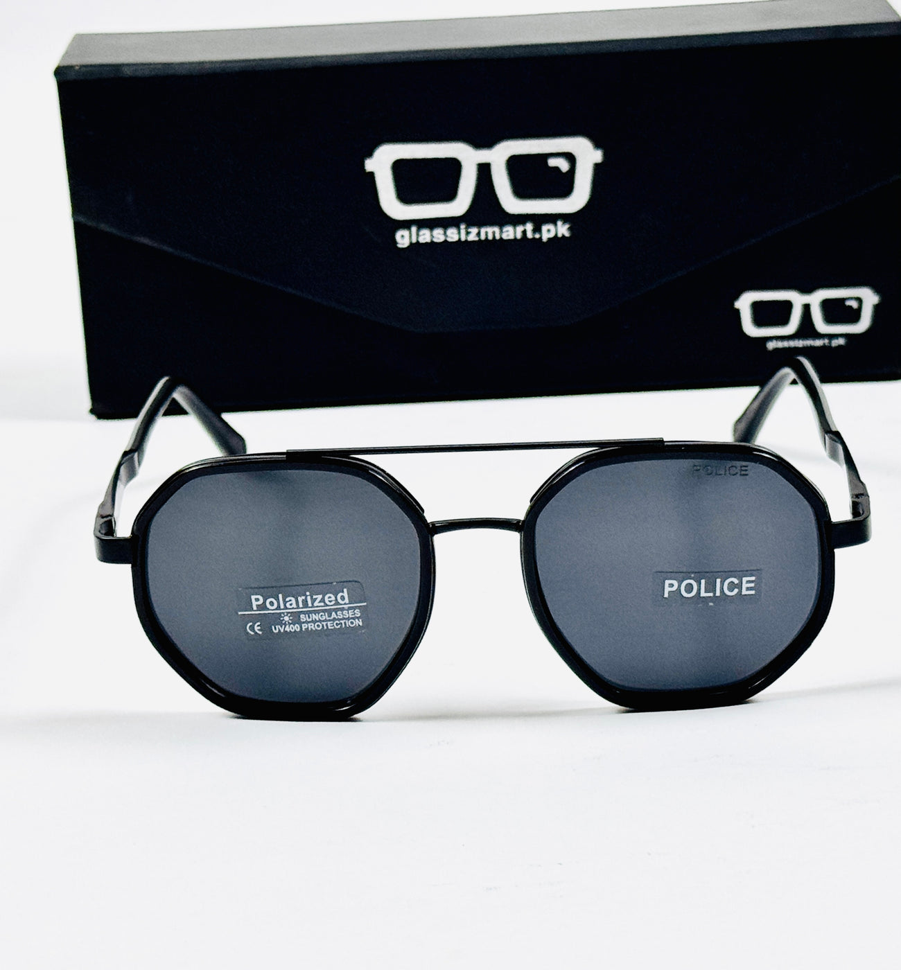 Police – 802 – 50 – Black – Metal - Sunglasses – Unisex