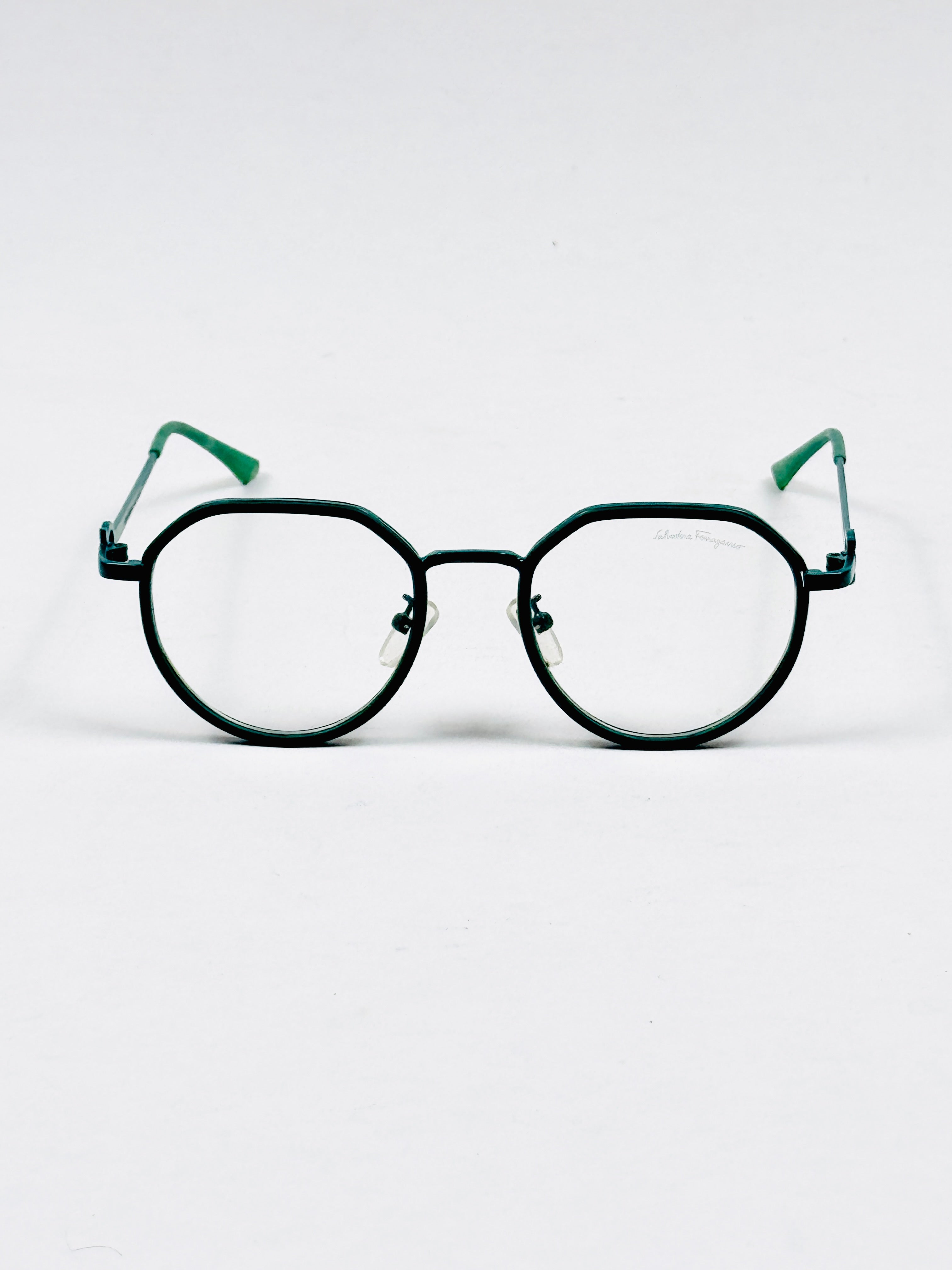 Ferragamo – 5580 – 54 – Green – Metal – Optics – Unisex