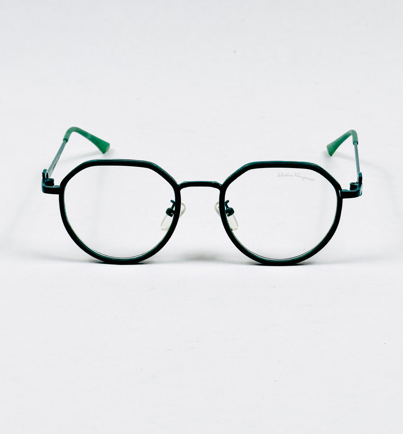 Ferragamo – 5580 – 54 – Green – Metal – Optics – Unisex