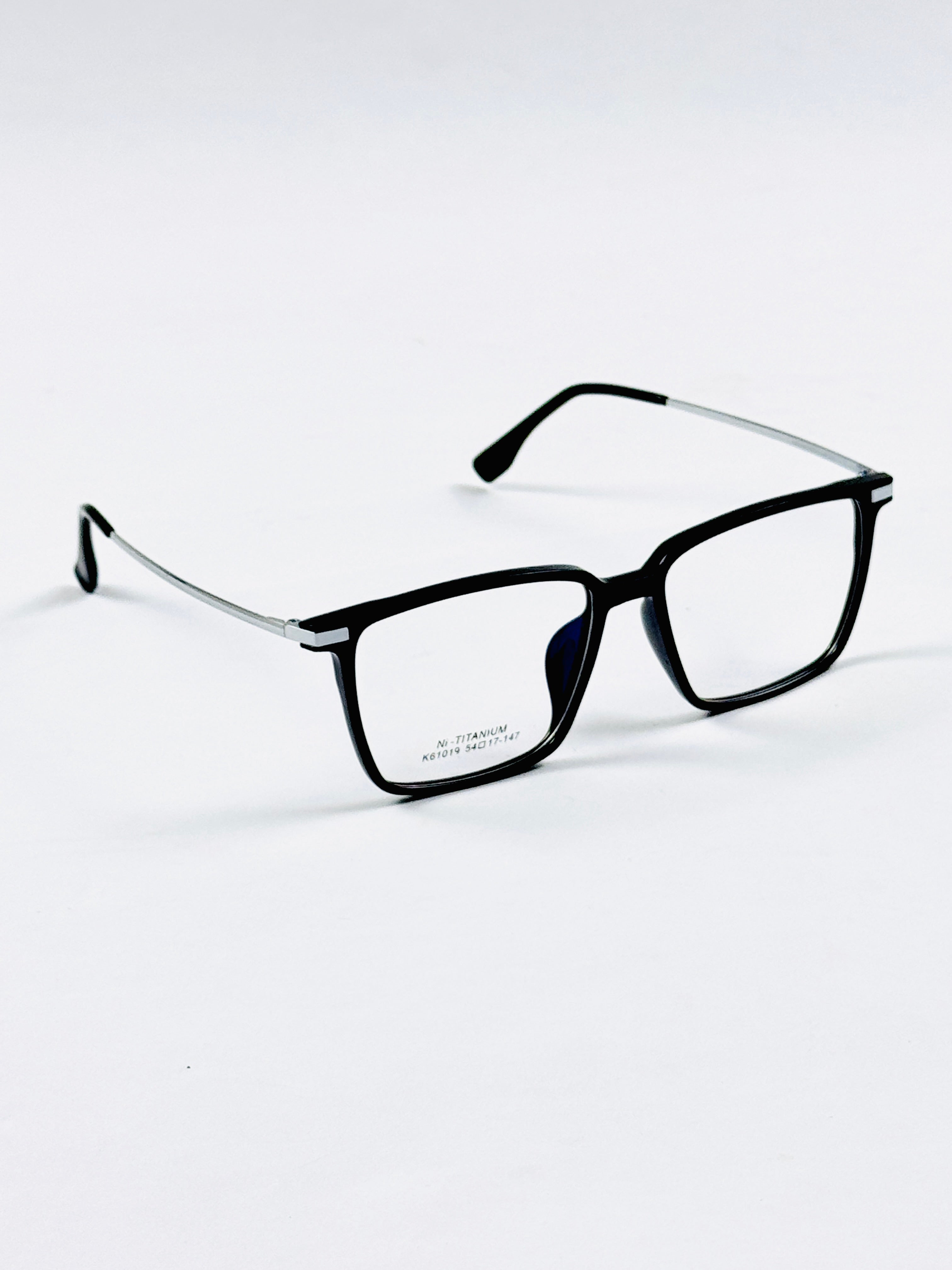 Tr – 61019 - 54 - Silver Black – Acetate - Metal – Optics - Unisex