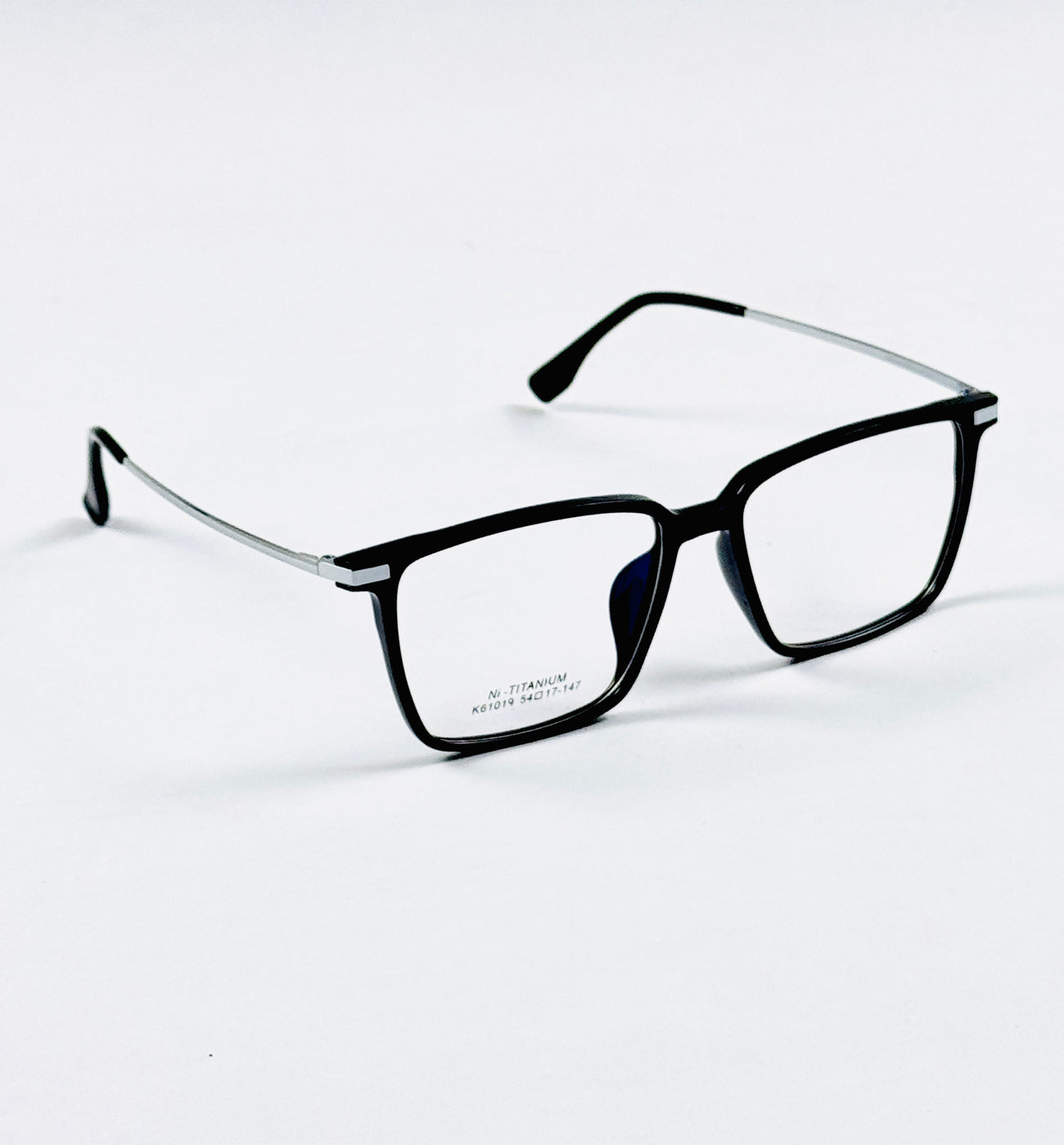 Tr – 61019 - 54 - Silver Black – Acetate - Metal – Optics - Unisex