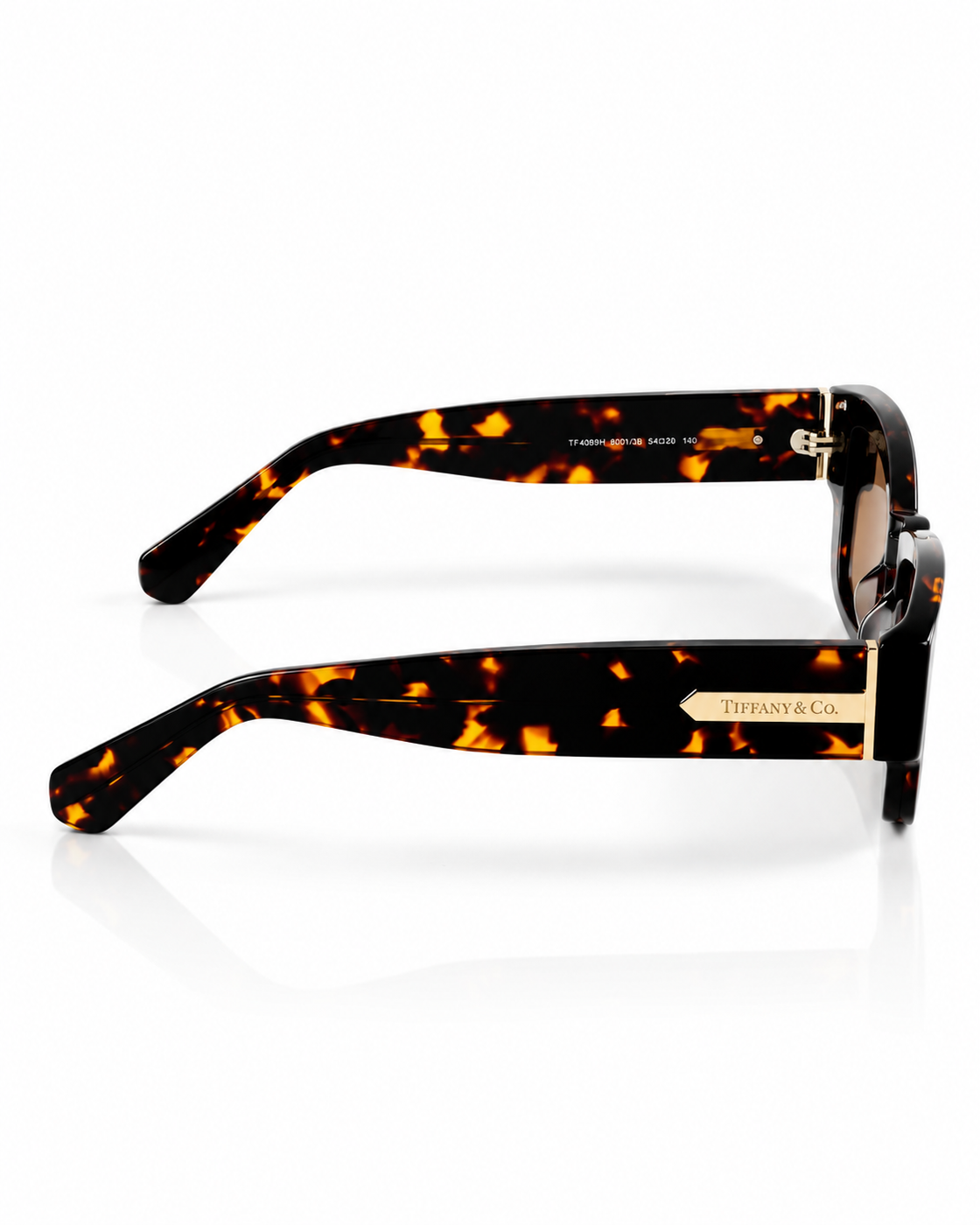 Tiffany & Co - 4265 - 54 - Tortoise - Acetate - Rectangle - Sunglasses - Premium