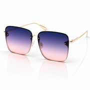 Fendi - 2A882 – 58 – Golden Pink – Metal – Sunglasses – Ladies