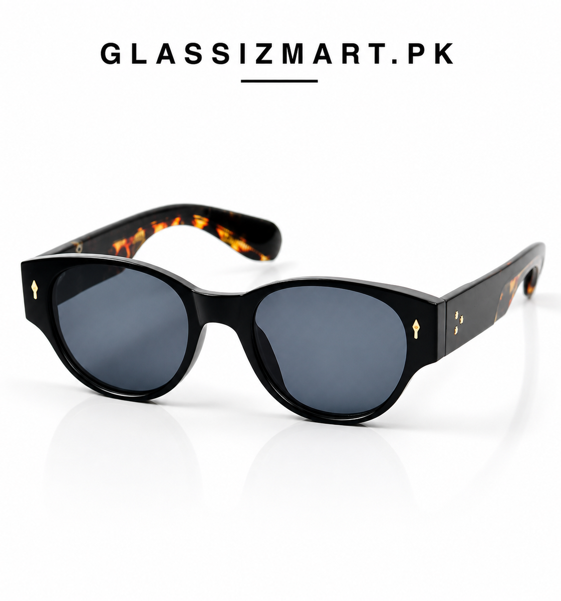 Moscot – 65018 – 50 - Tortoise Black – Acetate  – Sunglasses - Unisex