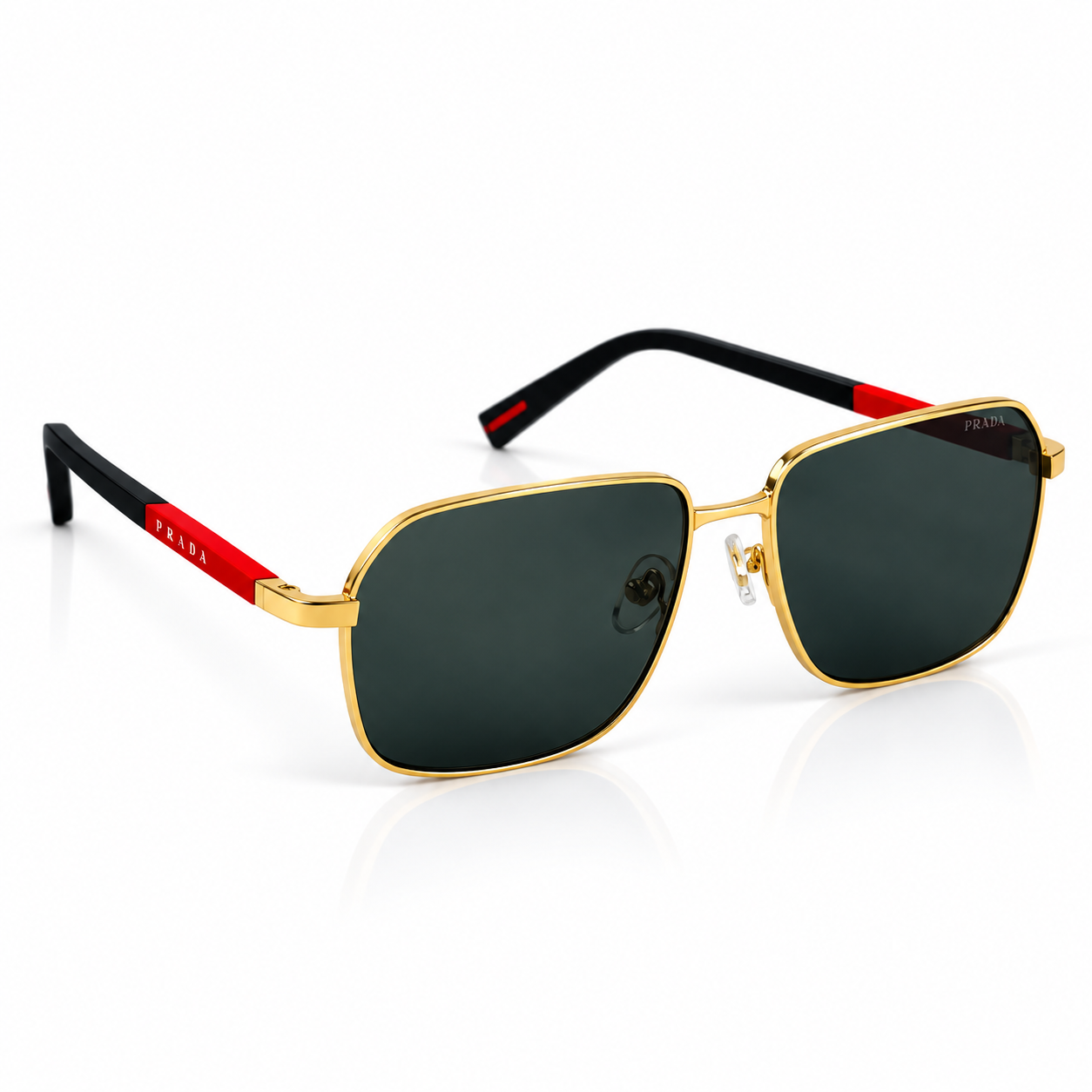 Prada – PSA51 - 57 – Golden Black – Metal - Sunglasses – Unisex - Premium