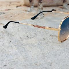 Gucci – 5577 – 56 – Golden Multi – Metal – Sunglasses – Unisex