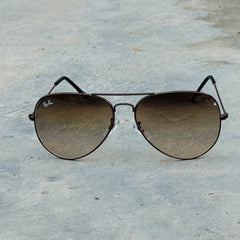 Rayban – 3026 – 62 –  Brown – Metal – Sunglasses – Unisex