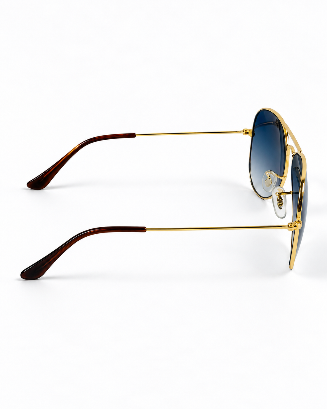 Rayban – 3026 – 59 – Golden Blue Gradient – Metal – Sunglasses – Unisex - Premium