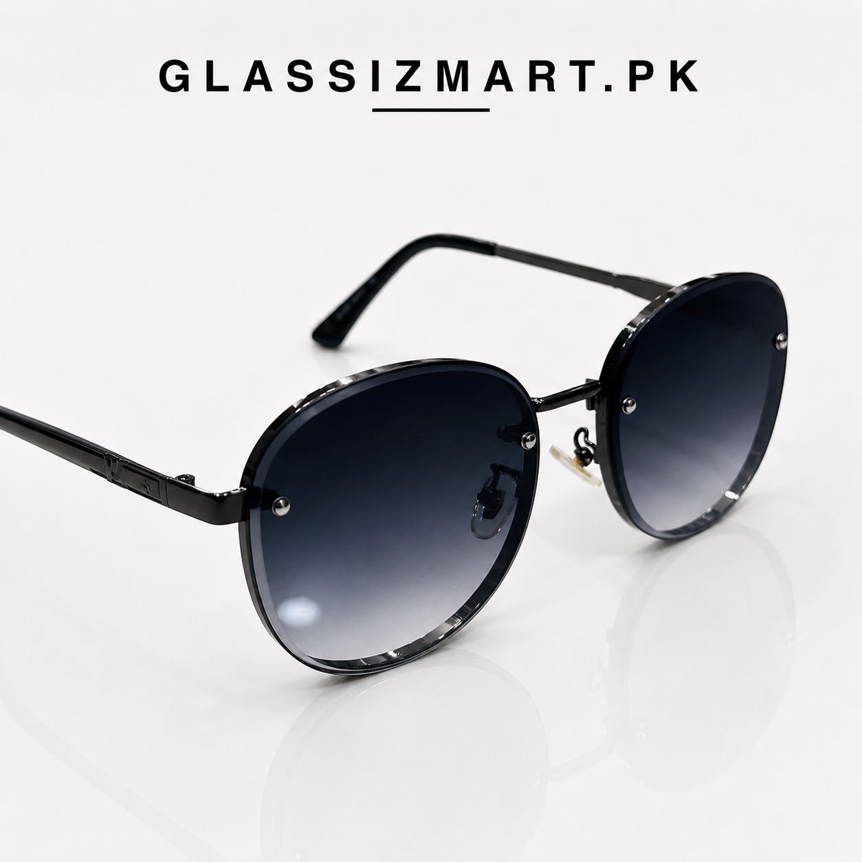 Louis Vuitton – 22282 - 56 – Black Gradient - Metal - Sunglasses – Unisex