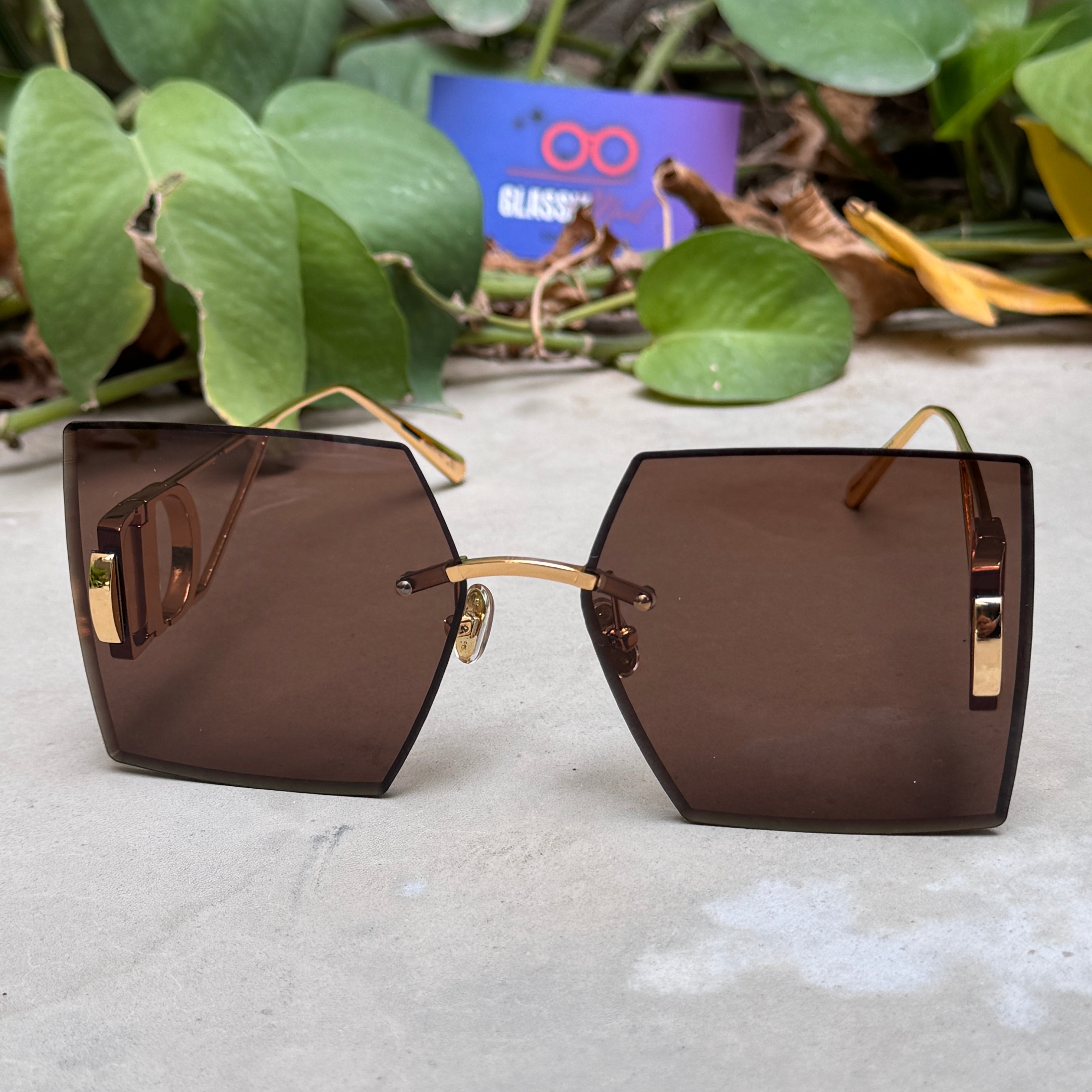 Dior – Montaigne s7u - 64 – Brown – Metal - Sunglasses – Ladies - Premium