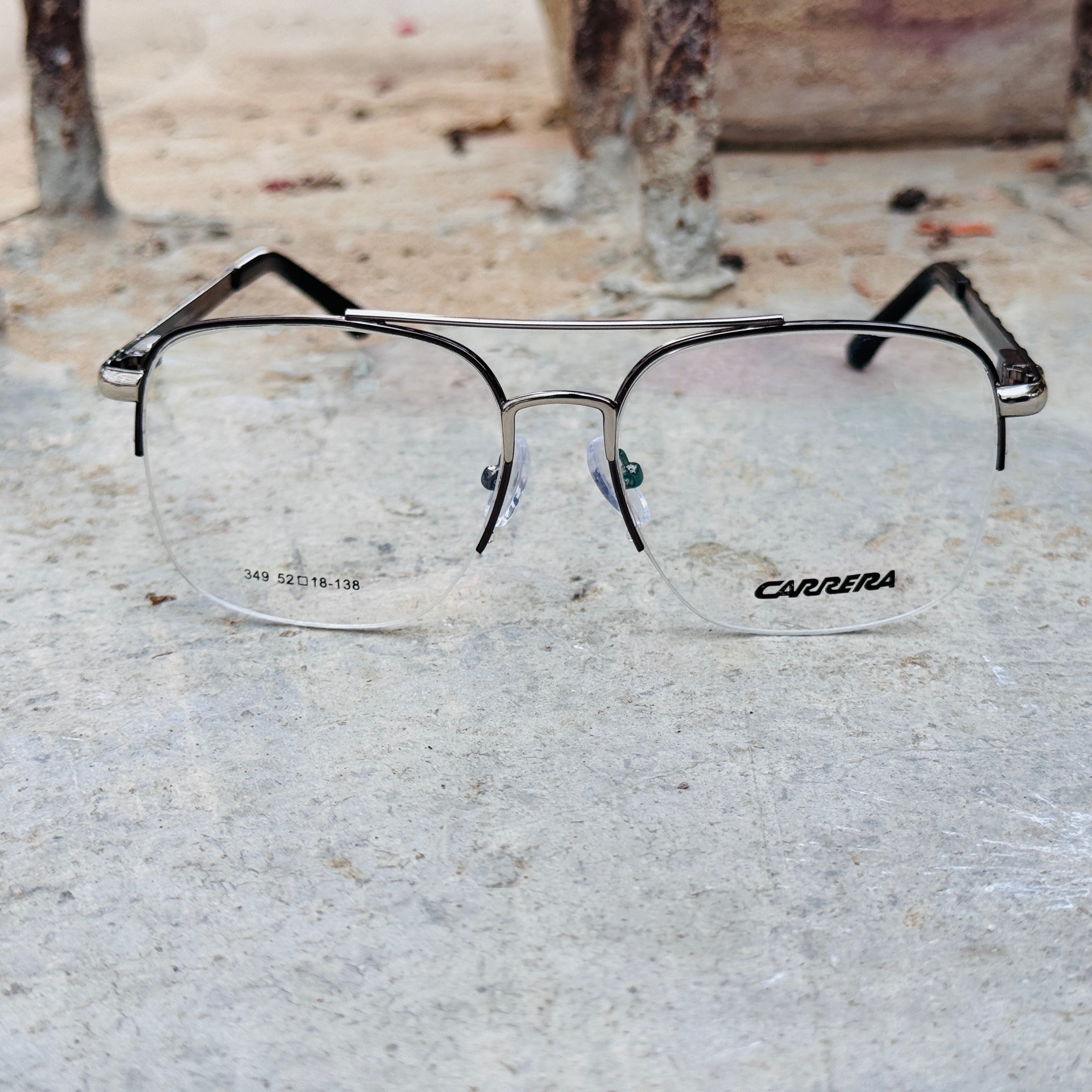 Carrera – 349 – 52 – Silver Black –  Metal - Optics – Unisex