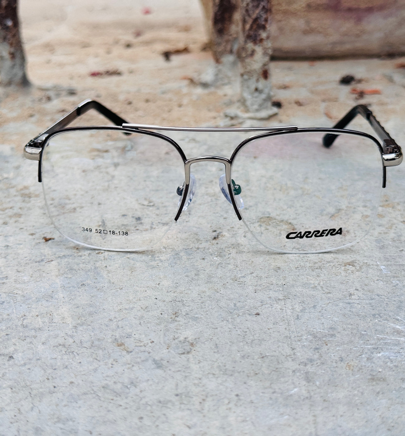 Carrera – 349 – 52 – Silver Black –  Metal - Optics – Unisex