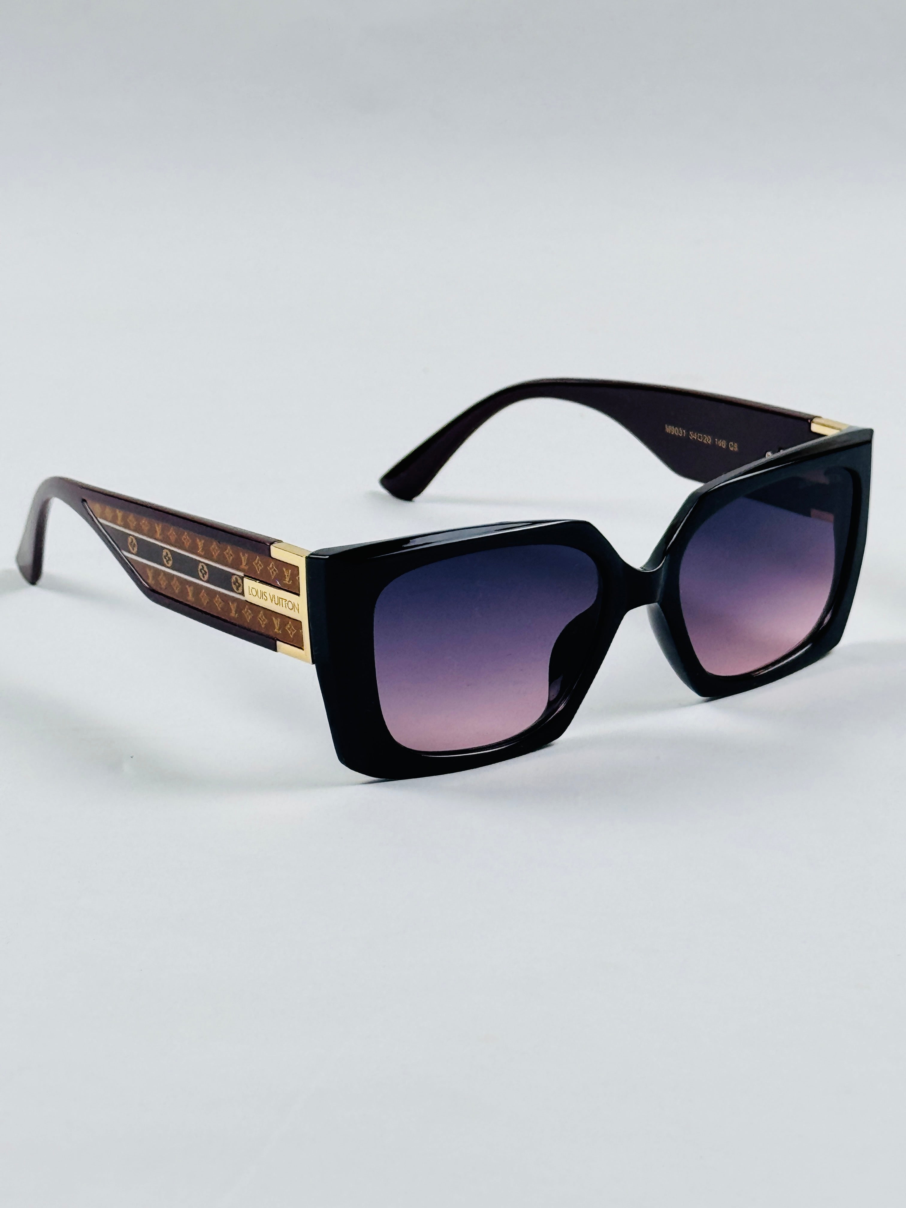 Louis Vuitton - 9031 – 54 – Black Pink – Acetate – Sunglasses – Ladies