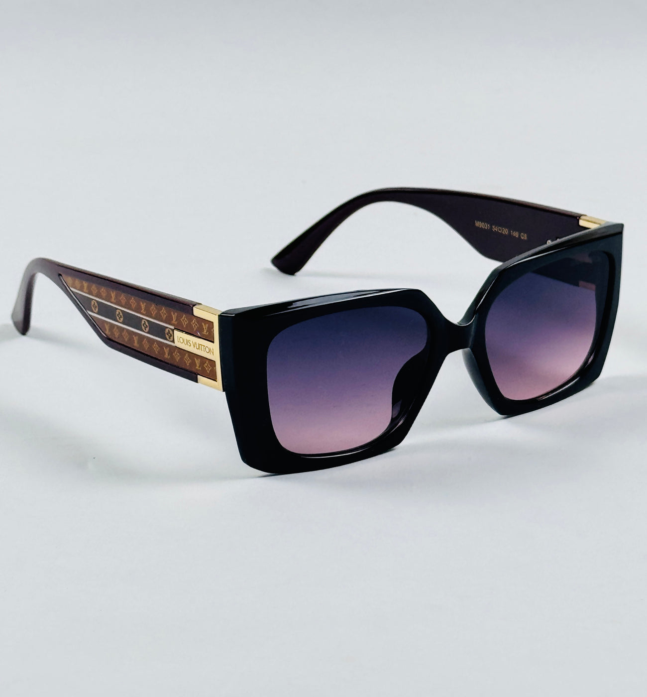Louis Vuitton - 9031 – 54 – Black Pink – Acetate – Sunglasses – Ladies