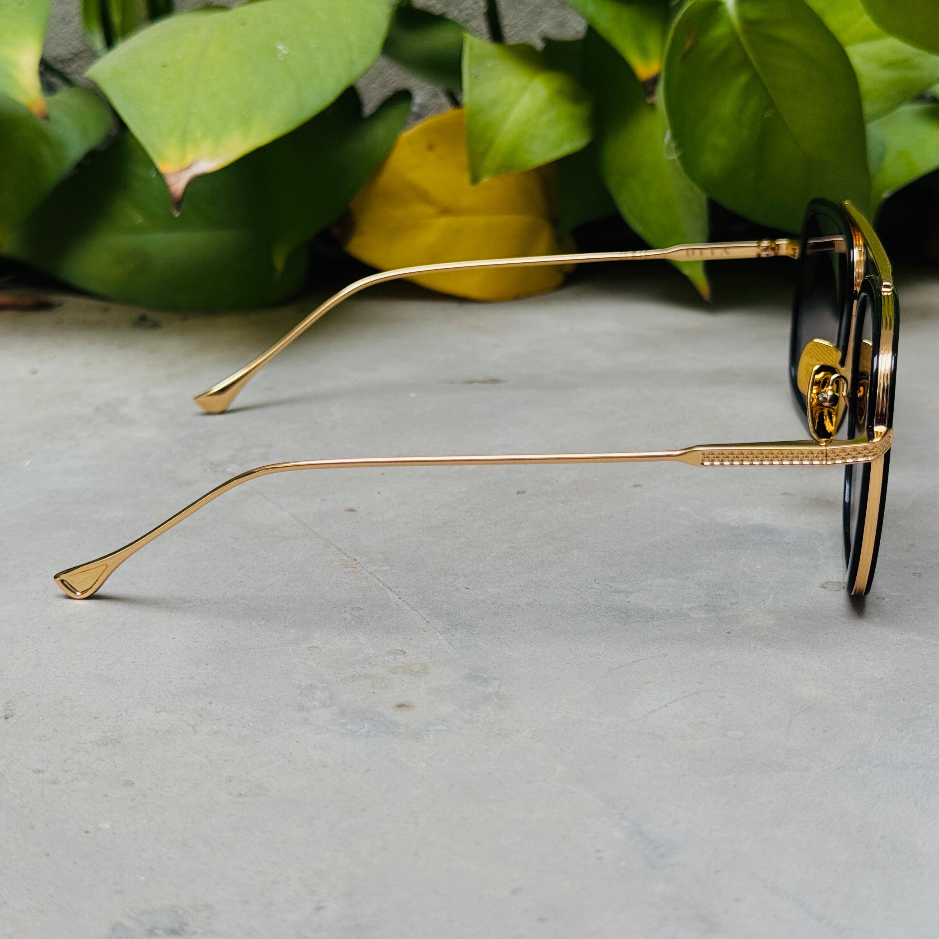Dita – 1087 - 54 – Golden Black Gradient – Metal - Sunglasses – Unisex - Premium