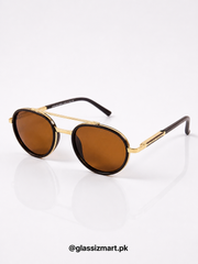 Porsche – 023 – 53 – Golden Brown – Metal – Sunglasses – Unisex