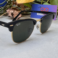 RayBan – 3016 – 51 – Golden Green–  Metal - Sunglasses – Unisex - Premium