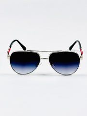 Prada – PR112 - 59 – Silver Black Gradient – Metal – Sunglasses