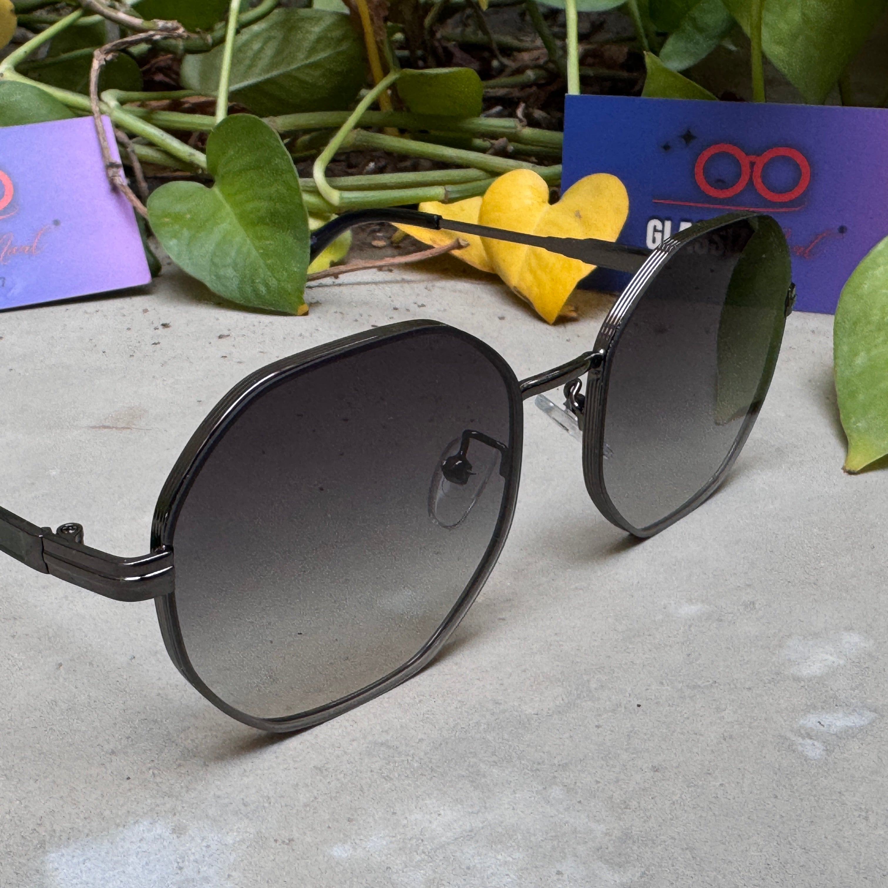 Prada – 410 – 56 – Green Gradient – Metal – Sunglasses – Unisex