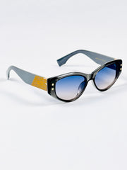 Fendi - 9004 – 55 – Grey Blue – Acetate – Sunglasses – Ladies