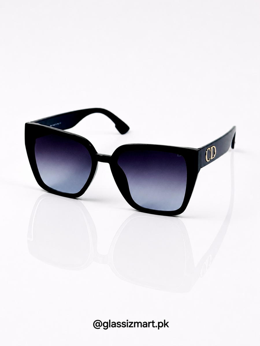 Dior – 82214 – 56 – Blue – Acetate – Sunglasses – Ladies