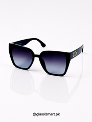 Dior – 82214 – 56 – Blue – Acetate – Sunglasses – Ladies
