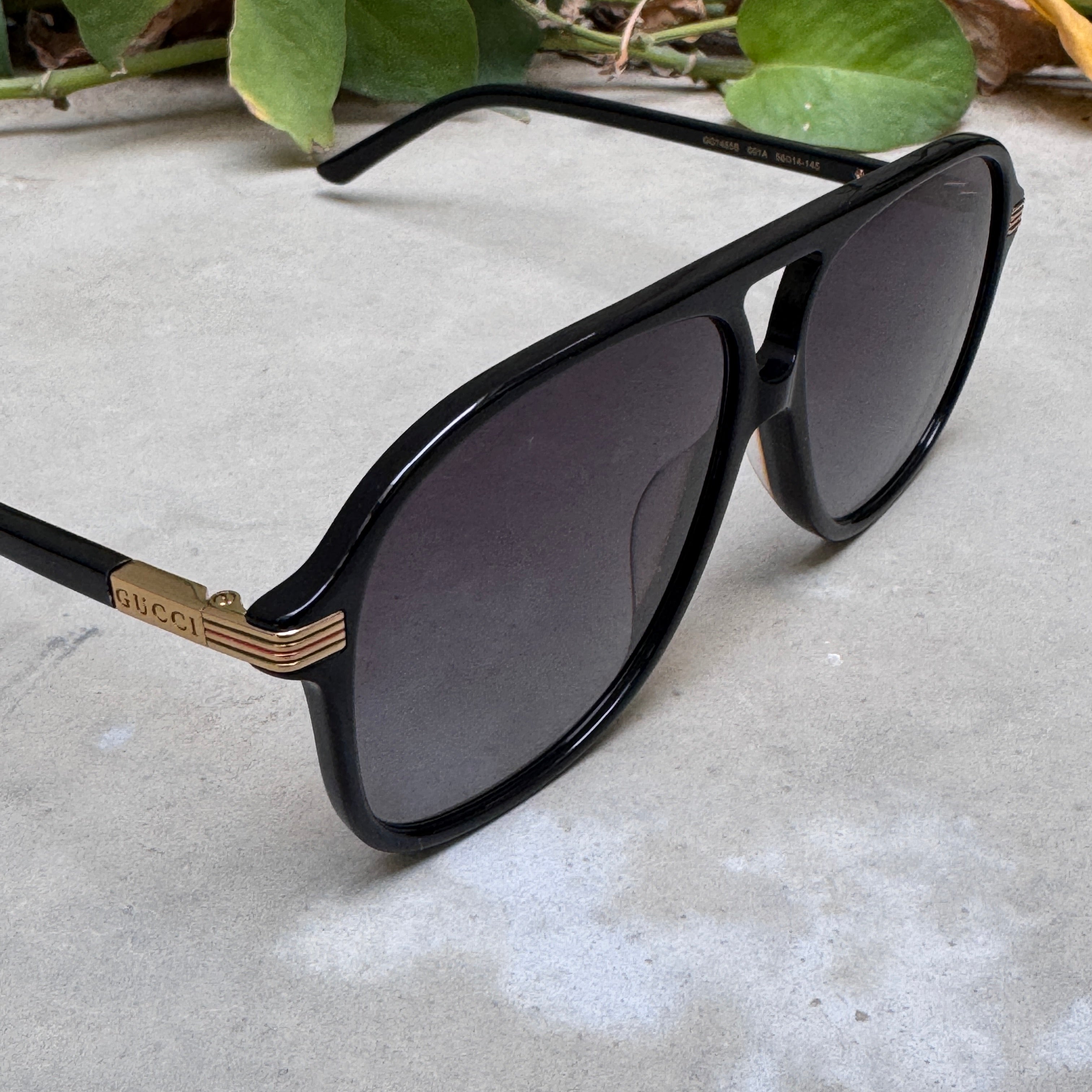 Gucci – 1455 - 56 - Black Gradient – Acetate - Sunglasses – Unisex - Premium