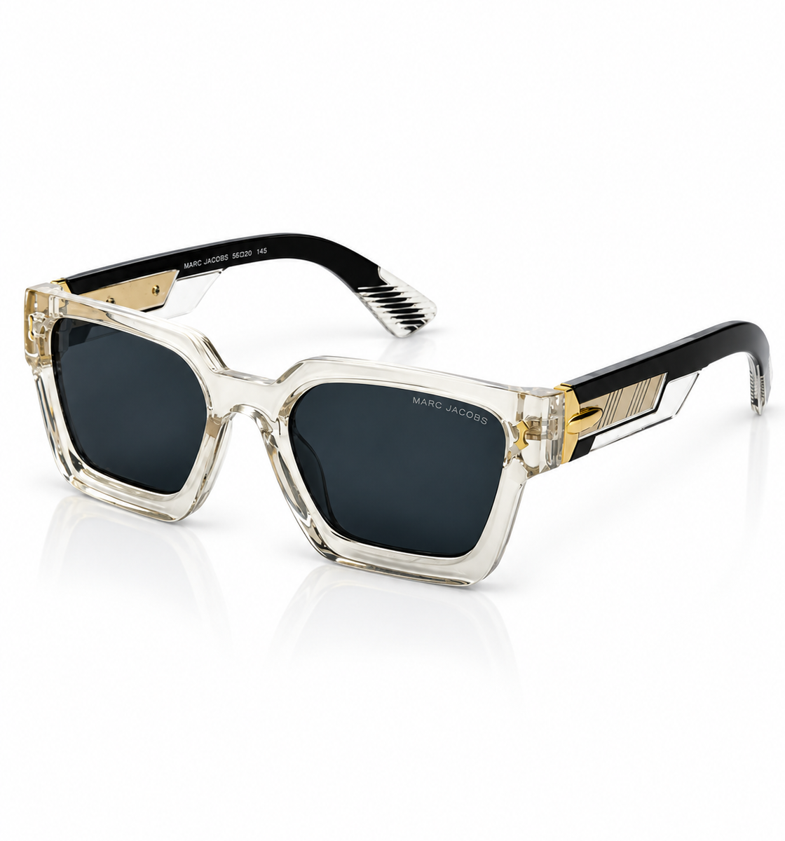 Moscot - 1601 - 55 - Transparent Black – Acetate  – Sunglasses - Unisex