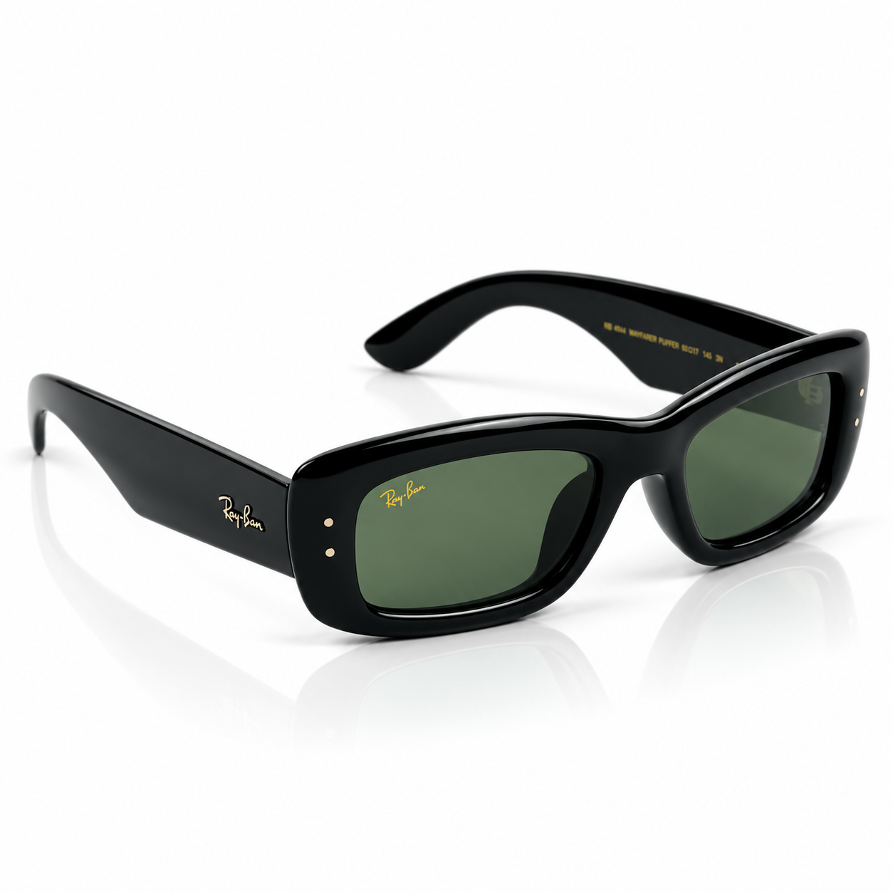 Ray Ban - WAYFARER PUFFER - 4944 - BLACK GREEN - SUNGLASSES - UNISEX - PREMIUM