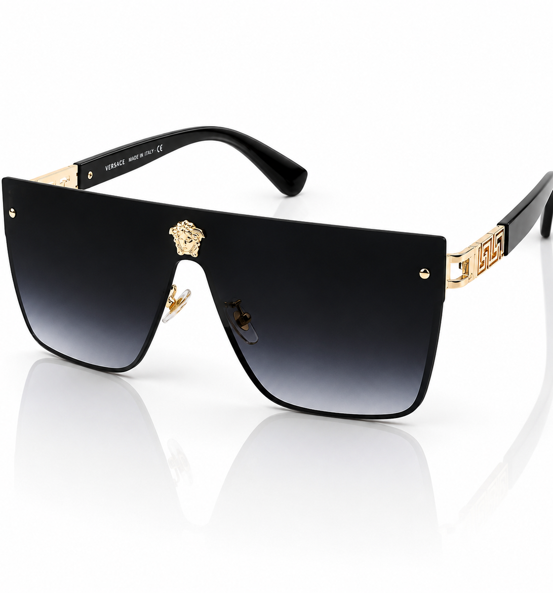 Versace – 22372 – 58 – Golden Black Gradient – Metal – Sunglasses – Unisex
