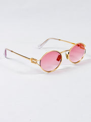 Miu Miu – SU52y - 55 – Golden Pink – Metal - Sunglasses – Ladies - Premium