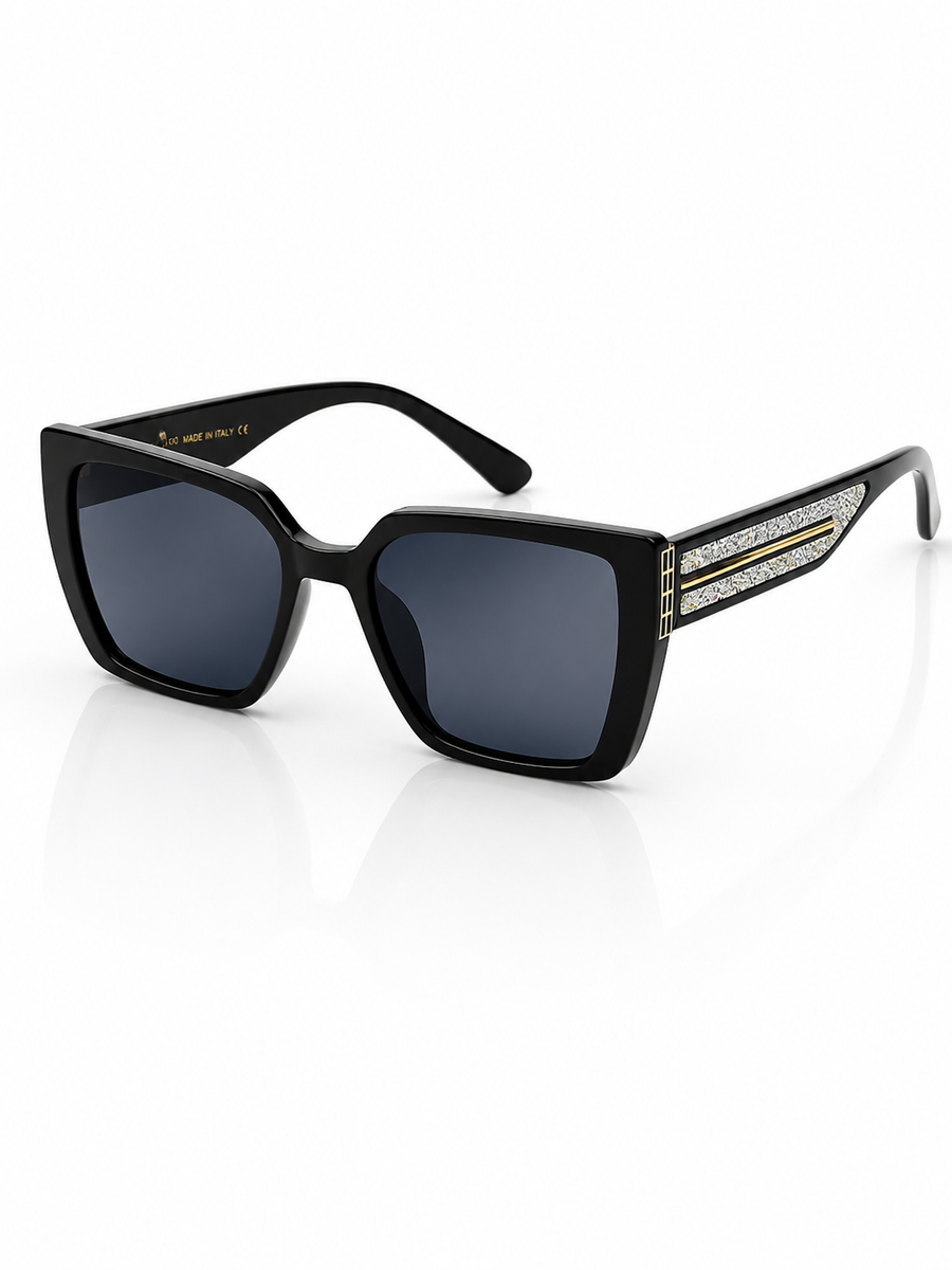 Dior - 9058 – 59 – Black – Acetate – Sunglasses – Ladies