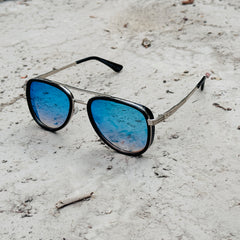 Gucci – 5830 – 56 – Silver Mercury – Metal – Sunglasses – Unisex