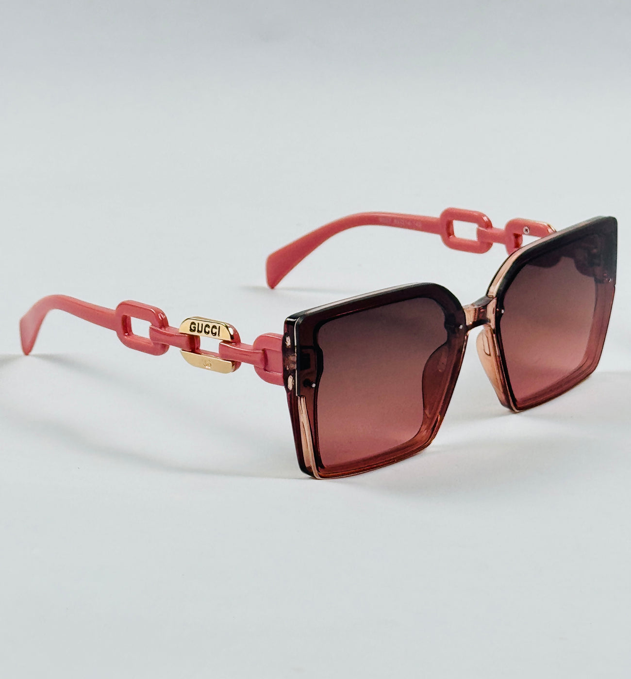 Gucci’s - 6067 – 63 – Pink – Acetate – Sunglasses – Ladies