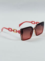 Gucci’s - 6067 – 63 – Pink – Acetate – Sunglasses – Ladies