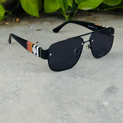 Burberry – 8548 - 62 – Black – Metal – Sunglasses – Unisex