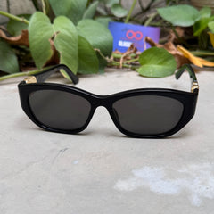 Gucci – 1826 - 57 - Black – Acetate - Sunglasses – Ladies - Premium