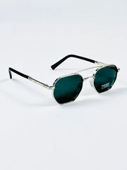 Louis Vuitton – 1417 – 50 – Silver Black – Metal – Sunglasses – Unisex