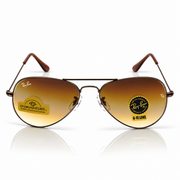Rayban – 3026 – 62 – Brown – Metal – Sunglasses – Unisex